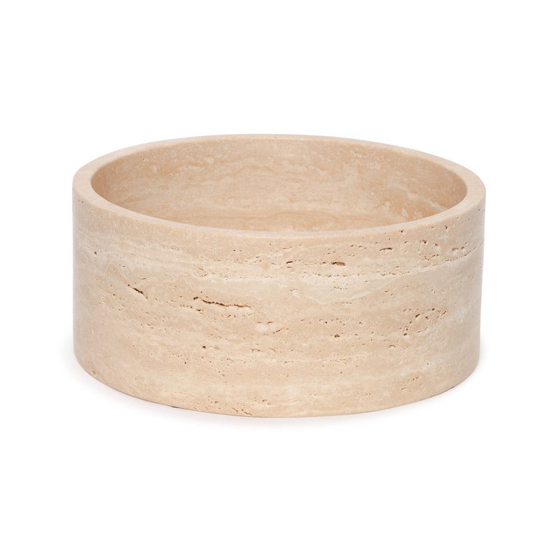 Travertine Fruit Bowl